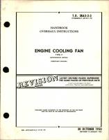 Overhaul Instructions for Engine Cooling Fan - Type F