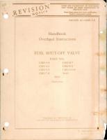 Overhaul Instructions for Fuel Shut-Off Valve 