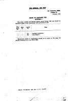 Index of Leaflets for Spitfire I