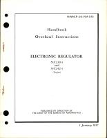 Overhaul Instructions for Electronic Regulator - 51C239-1 and 51C242-1