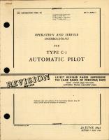 Operation and Service Instructions for Type C-1 Automatic Pilot 