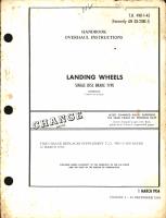 Overhaul Instructions for Landing Wheels - Single Disc Brake Type