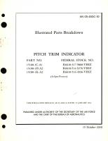 Illustrated Parts Breakdown for Pitch Trim Indicator Part No.  15100-1C-A1, 15100-1H-A2, 15100-1K-A2