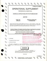 Operational Supplement to Overhaul Instructions with Parts Breakdown for Motor - Part 27944-19 
