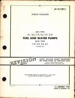 Parts Catalog for Fuel and Water Pumps