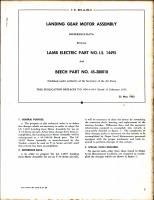 Landing Gear Motor Assembly Difference Between Lamb Electric & Beech