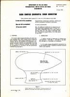 Radio Compass Quadrantal Error Correction