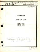 Parts Catalog for Aircraft Gun Turret Aero 11D & 11D-1