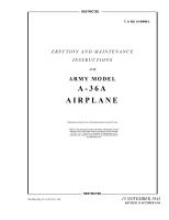 Erection and Maintenance Instructions for A-36A