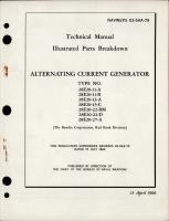 Illustrated Parts Breakdown for Alternating Current Generator