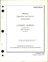 Operation & Service Instructions for Landing Wheels for Use with Disc Brakes