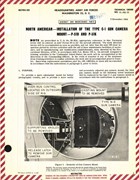 Installation of the Type C-1 Gun Camera Mount for P-51D and K