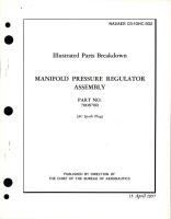 Illustrated Parts Breakdown for Manifold Pressure Regulator Assembly - Part 7008780 
