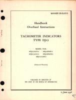 Overhaul Instructions for Tachometer Indicators Type DJ43 