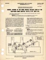 Rework of Bomb Shackle Release Lever of the 2000lb Bomb Adapter for RB-17E, B-17F, and B-17G