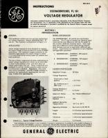 Test Instructions for Voltage Regulator - Model 3S2060DR128E1, F1 and G1 