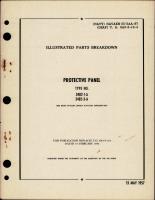 Illustrated Parts Breakdown for Protective Panel - Type 34B2-1-A, 34B2-3-A 