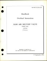 Overhaul Instructions for Ram Air Shutoff Valve Part No. 4-235-01