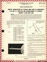 Modification of Flexible Nose Guns to Incorporate C-19 and E-11 Adapters and Reinforcement of Stowage Bracket