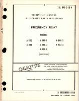 Illustrated Parts Breakdown for Frequency Relay 