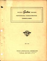 Service Manual for Wright Cyclone 9GC (With Performance Characteristics of Cyclone Commercial Models)