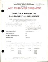 Inspection of Wing Spar Cap For T-28B, C, D, and RT-28C