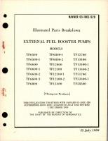 Illustrated Parts Breakdown for External Fuel Booster Pumps