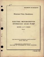 Illustrated Parts Breakdown for Electric Motor Driven Hydraulic Gear Pump - Model 111775 Series 