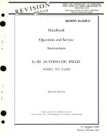 Operation and Service Instructions for G3H Automatic Pilot Model No. 2CJ4D1