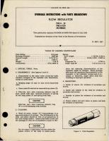 Overhaul Instructions with Parts Breakdown for Flow Regulator - 1962-6-.24 and 1962-6-0.24 