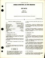 Overhaul Instructions with Parts Breakdown for Drive Motor - GYLC 16-1