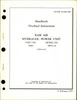 Overhaul Instructions for Ram Air Hydraulic Power Unit - Part 49684 - Model HPU1-16 