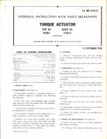 Overhaul Instructions w Parts Breakdown Torque Actuator