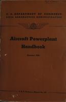 Aircraft Powerplant Handbook  - Bureau of Aeronautics