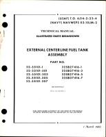 Illustrated Parts for External Centerline Fuel Tank Assembly