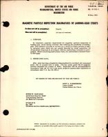 Magnetic Particle Inspection (Magnaflux) of Landing Gear Struts