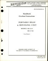 Overhaul Instructions for Portable Bilge & Refueling Unit - Model RR-9110 and RR-15780