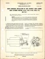 Installation of Lock Assembly - Main Landing Gear 