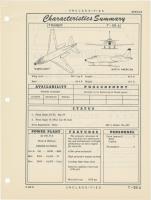 T-39 North American Sabreliner - Trainer - Characteristics Summary