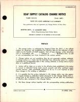 Change Notice for Parts for North American B-25 Aircraft, 