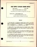 Change Notice for Parts for North American B-25 Aircraft