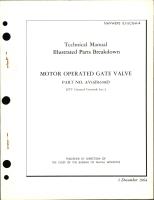 Illustrated Parts Breakdown for Motor Operated Gate Valve - Part AV16B1658D 