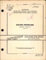 Operation, Service, & Overhaul Instructions with Parts Catalog for Electric Propellers Model C542S-A