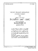 Pilot's Flight Operating Instructions for B-26B-1 and -26C
