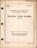 Handbook of Instructions with Parts Catalog for Piston Type Pumps 
