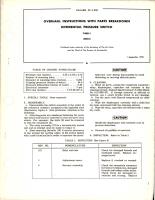 Overhaul Instructions with Parts Breakdown for Differential Pressure Switch - 7400-1