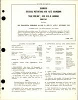 Overhaul Instructions with Parts Breakdown for Hose Reel-In Snubbing Valve Assembly - 3668072-501 