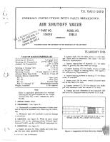 Overhaul Instructions with Parts Breakdown for Air Shutoff Valve - Part 104010 - Model SVE5-3