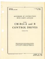 Handbook of Instructions with Parts Catalog for Types CM-B111-A and B Control Drives