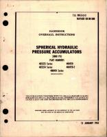 Overhaul Instructions for Spherical Hydraulic Pressure Accumulators - 3000 psi 